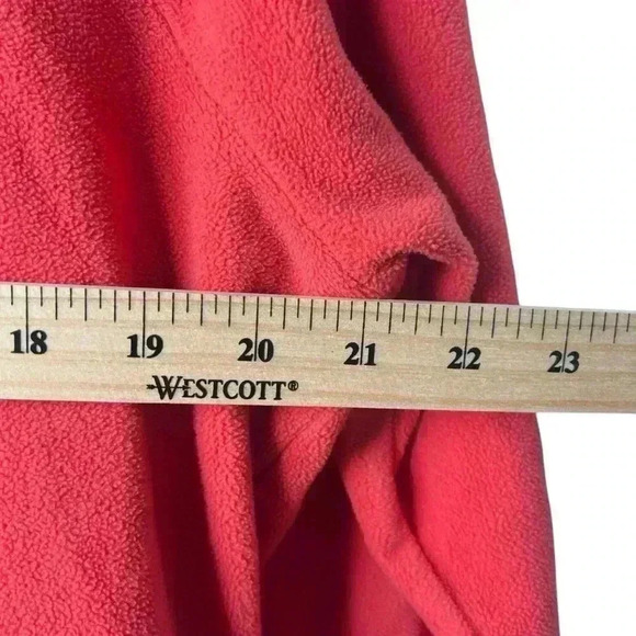 Old Navy Active Coral Cropped Microfleece Funnel-Neck Sweatshirt | Size Small - Picture 7 of 8